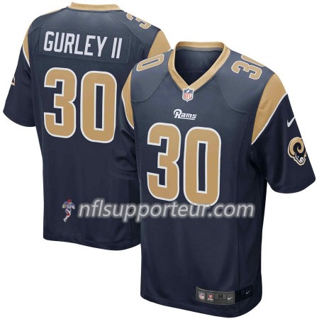 Maillot Homme Los Angeles Rams Todd Gurley II 30 Nike Navy